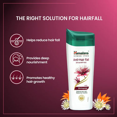 Himalaya Baby Body Lotion, For All Skin Types (400 ml) & Anti Hair Fall Shampoo, 400ml